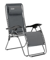 Coleman™ Heather Layback Lounger Reclining Chair, Removable Headrest, Folds Flat, 130kg